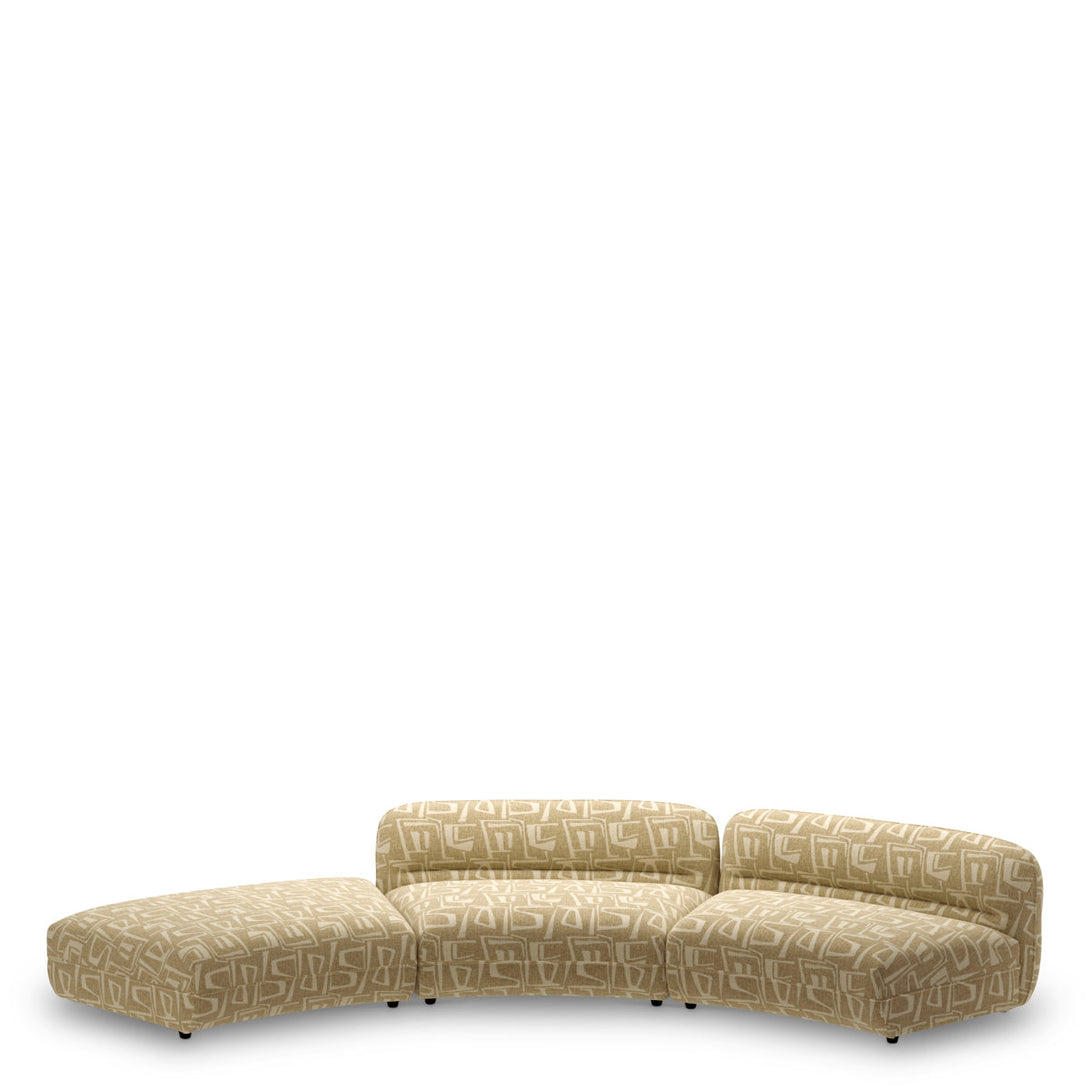 Modular Sofa Grand Avenue - Ottoman Davenport Light Brown - Image 4