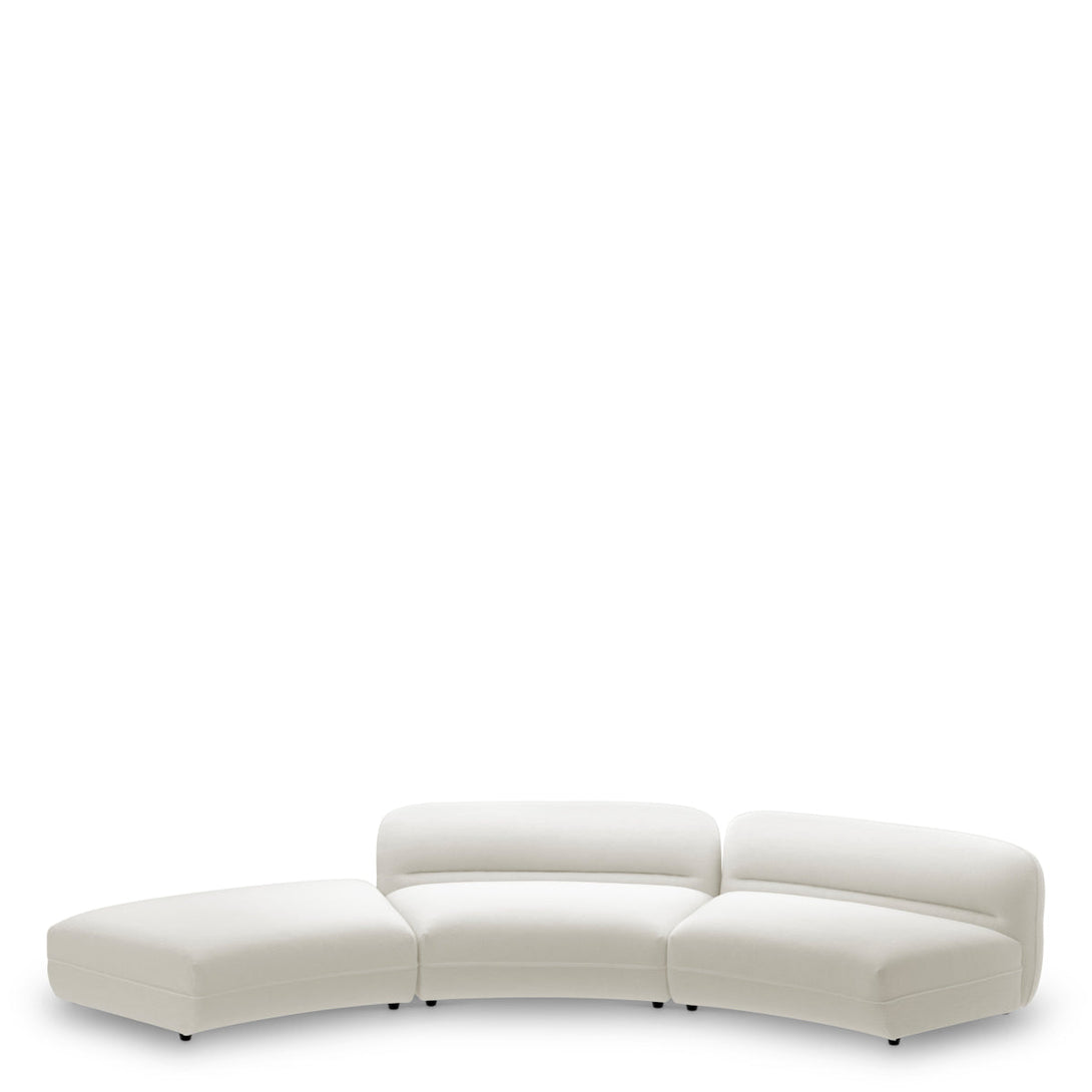 Modular Sofa Grand Avenue - Ottoman Muslin White - Image 4