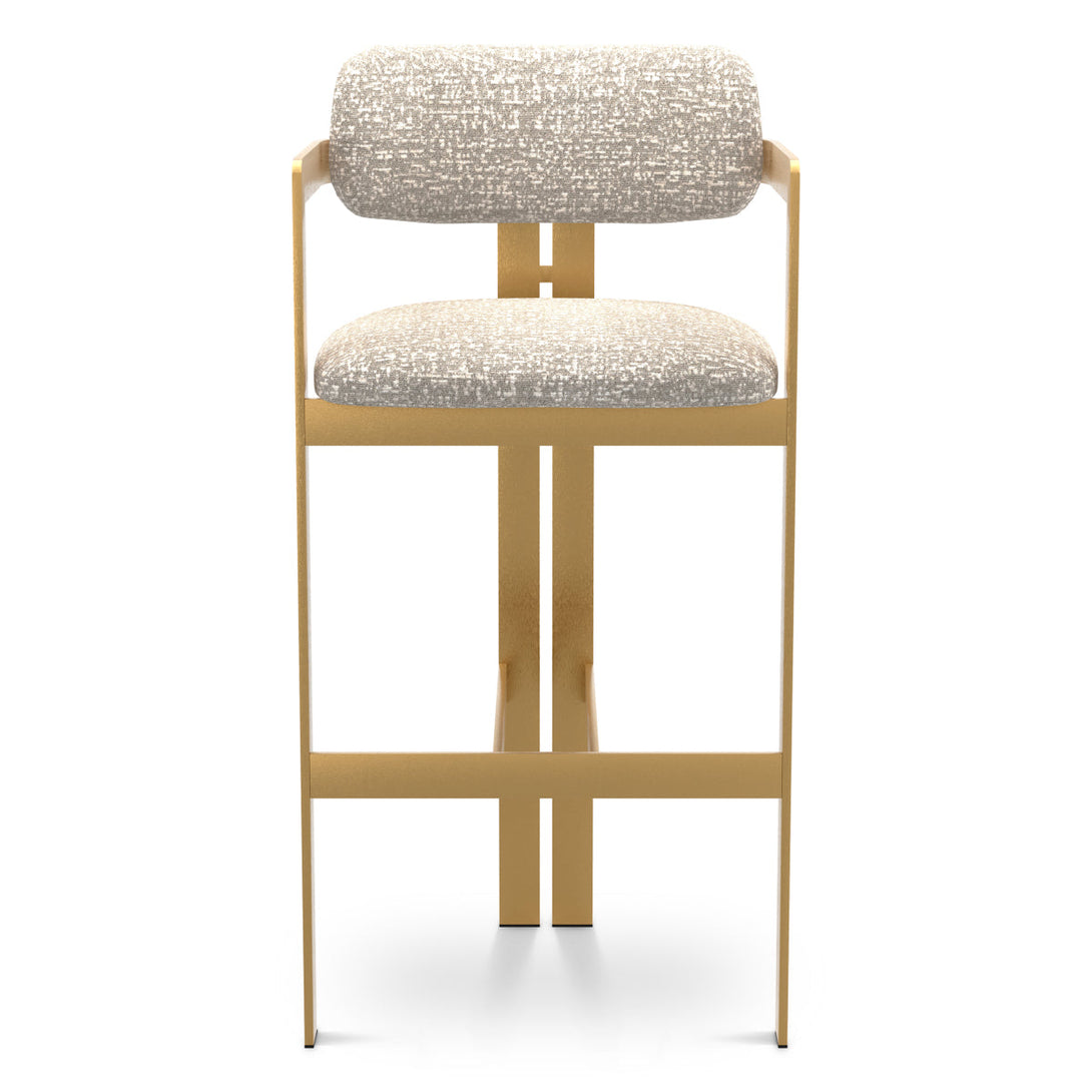 Bar Stool Donato Brushed Brass Finish Montclair Sliver - Image 2