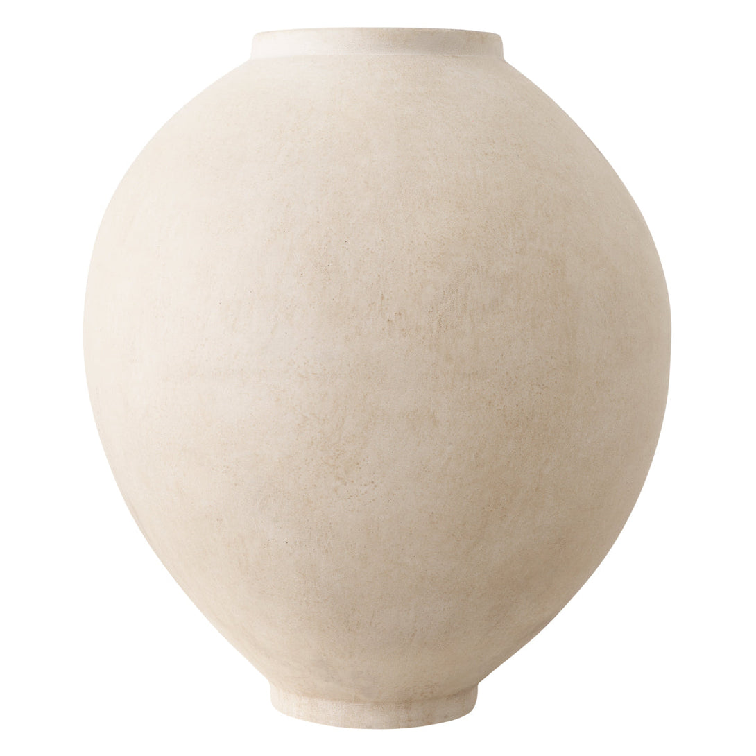 Vase Moon Jar Sand Finish Accessories Eichholtz