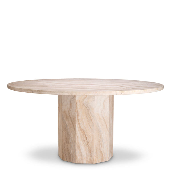 Dining Table Florence Travertine Furniture Eichholtz