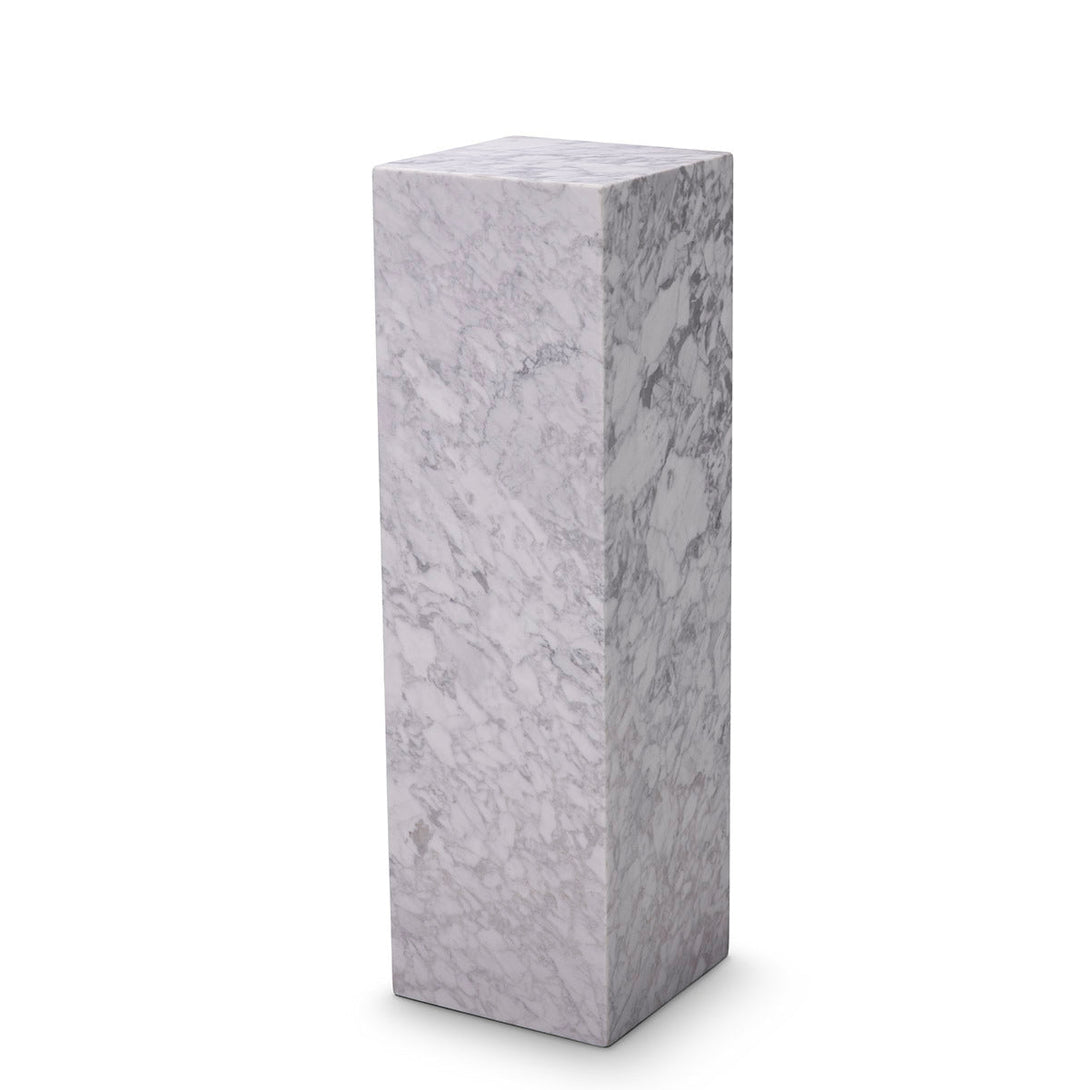 Column Lucca M White Marble Furniture Eichholtz