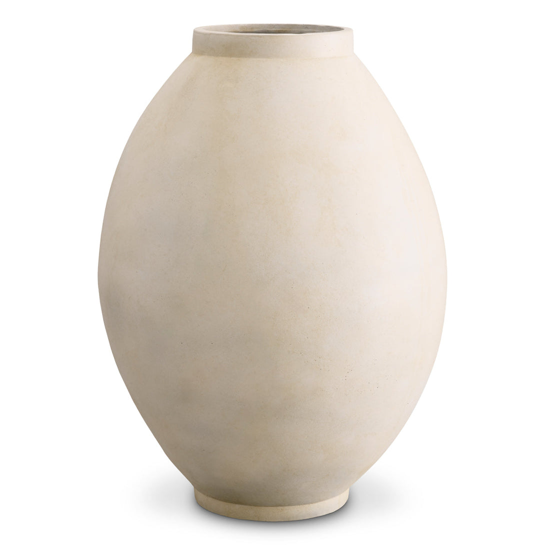 Vase Moon Jar Sand Finish Accessories Eichholtz