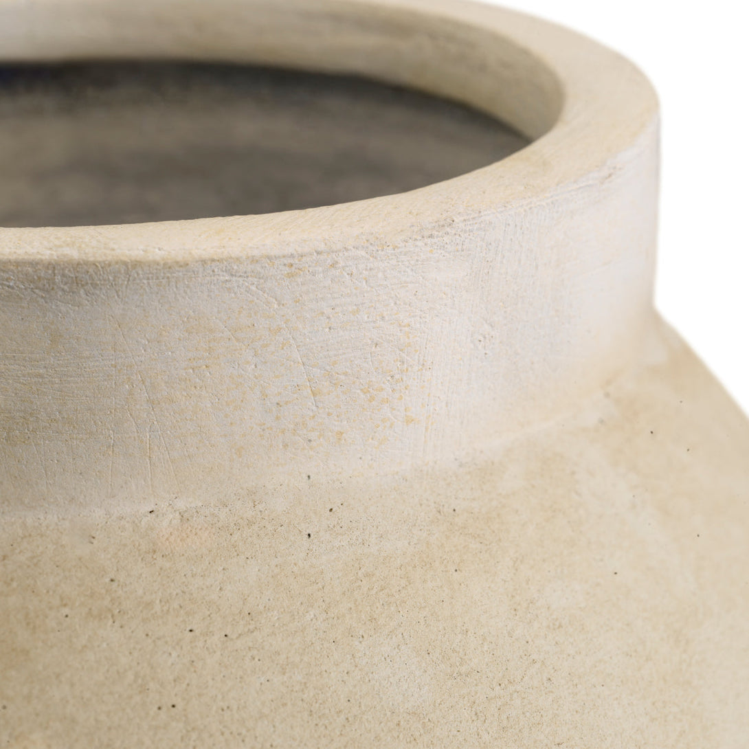 Vase Moon Jar Sand Finish Accessories Eichholtz