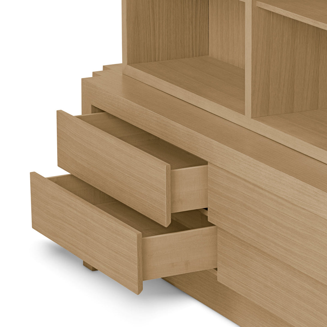 Cabinet Metropolitan L Natural Oak Veneer Furniture Eichholtz
