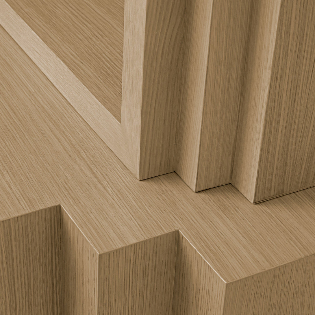 Cabinet Metropolitan L Natural Oak Veneer Furniture Eichholtz
