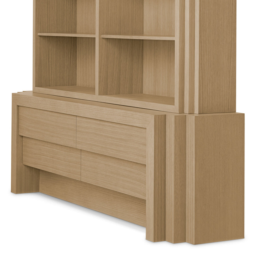 Cabinet Metropolitan L Natural Oak Veneer Furniture Eichholtz