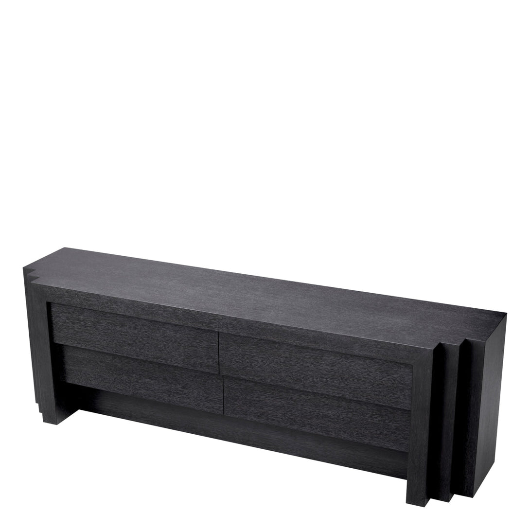 Dresser Metropolitan Charcoal Grey Oak Veneer Furniture Eichholtz