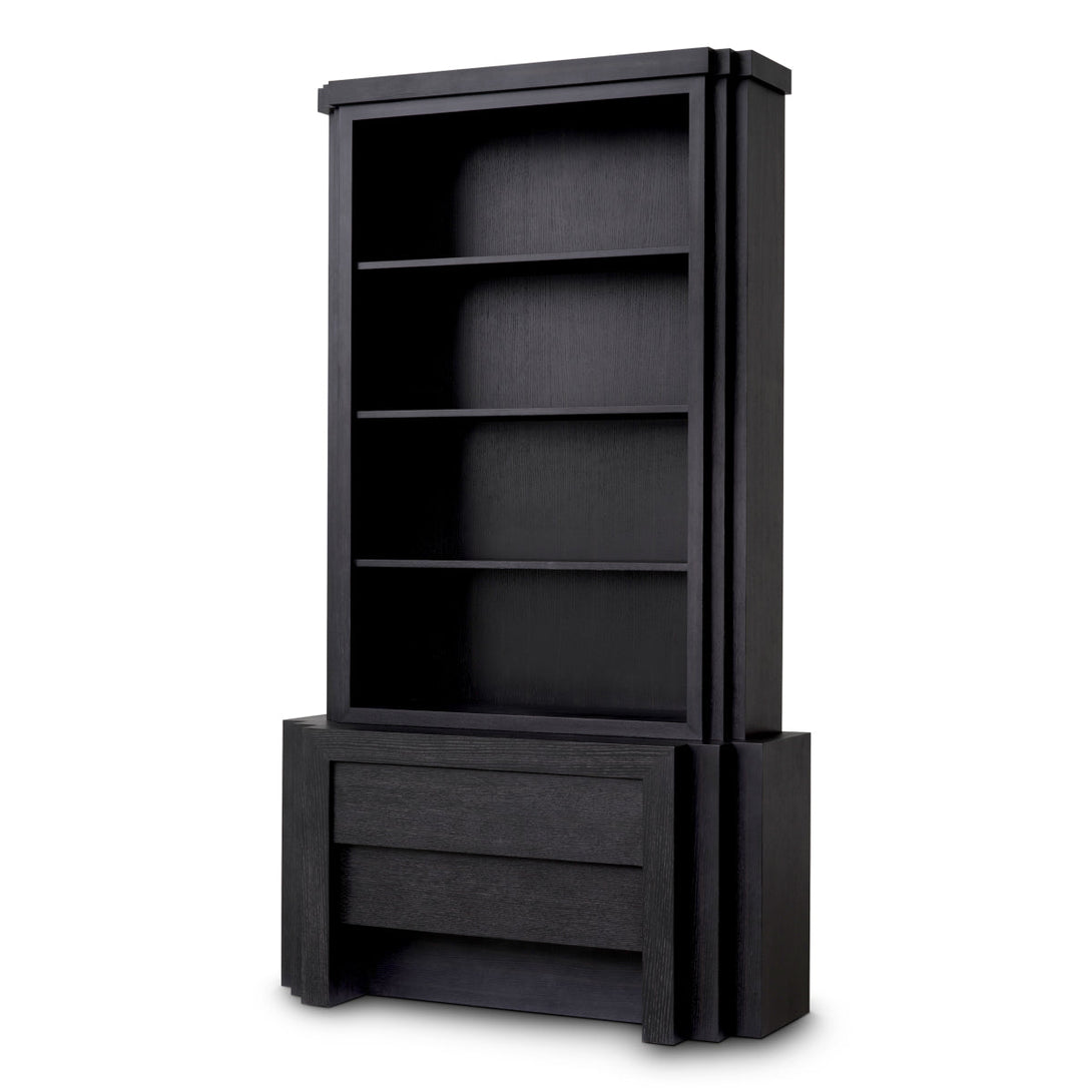 Cabinet Metropolitan S Charcoal Grey Oak Veneer Furniture Eichholtz