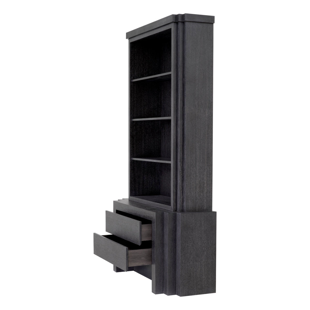 Cabinet Metropolitan S Charcoal Grey Oak Veneer Furniture Eichholtz