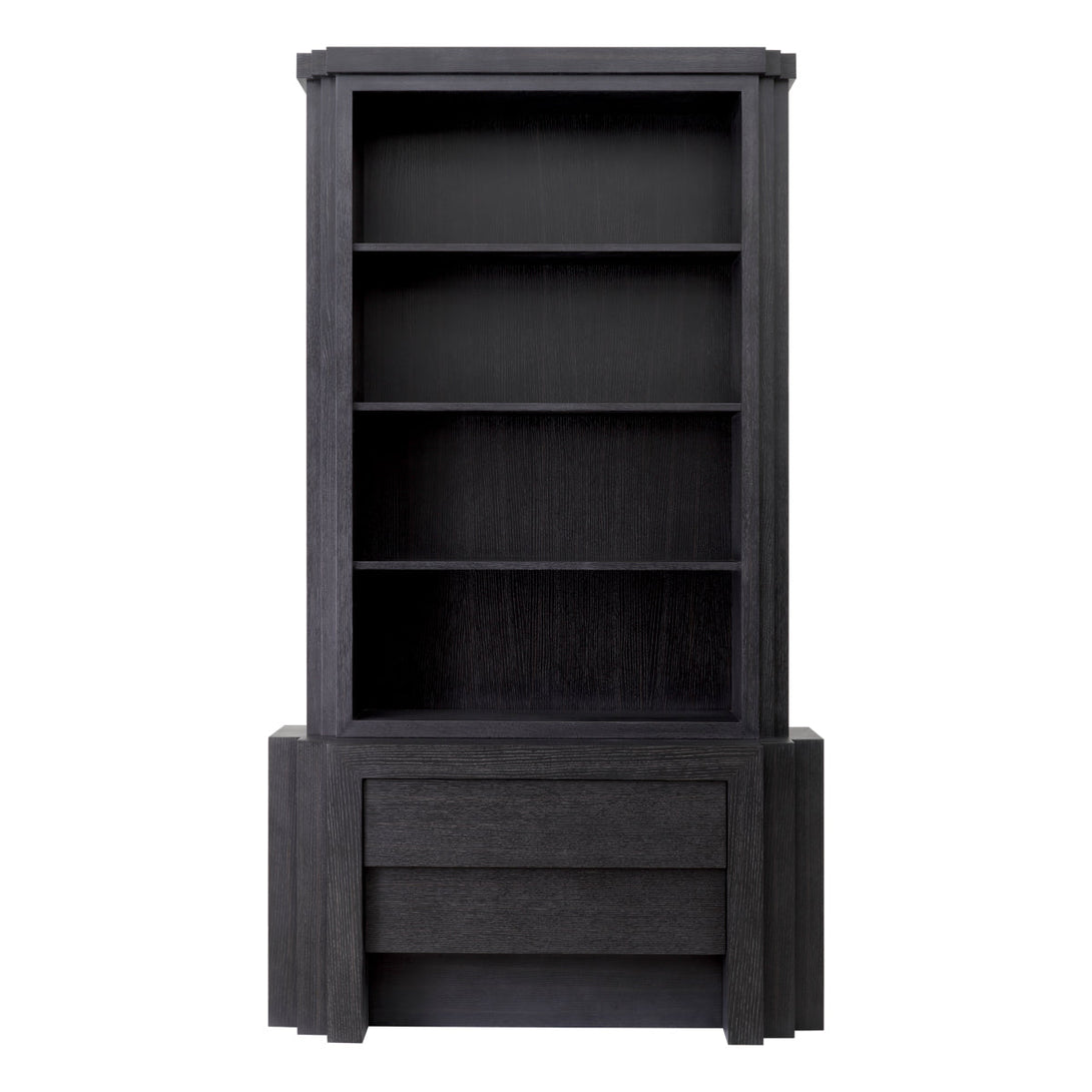 Cabinet Metropolitan S Charcoal Grey Oak Veneer Furniture Eichholtz
