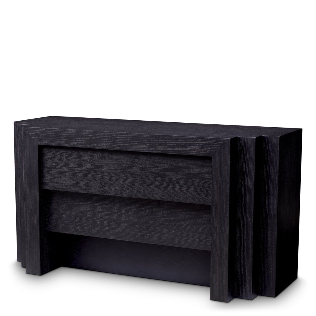 Dresser Metropolitan Charcoal Grey Oak Veneer Furniture Eichholtz