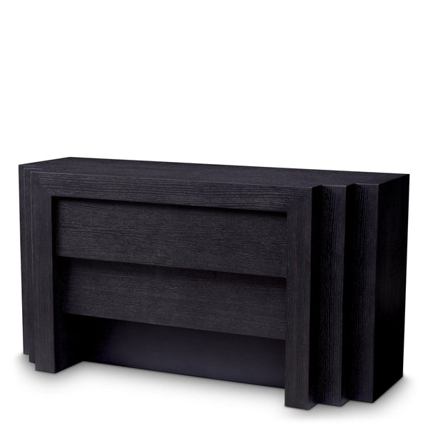 Dresser Metropolitan Charcoal Grey Oak Veneer Furniture Eichholtz