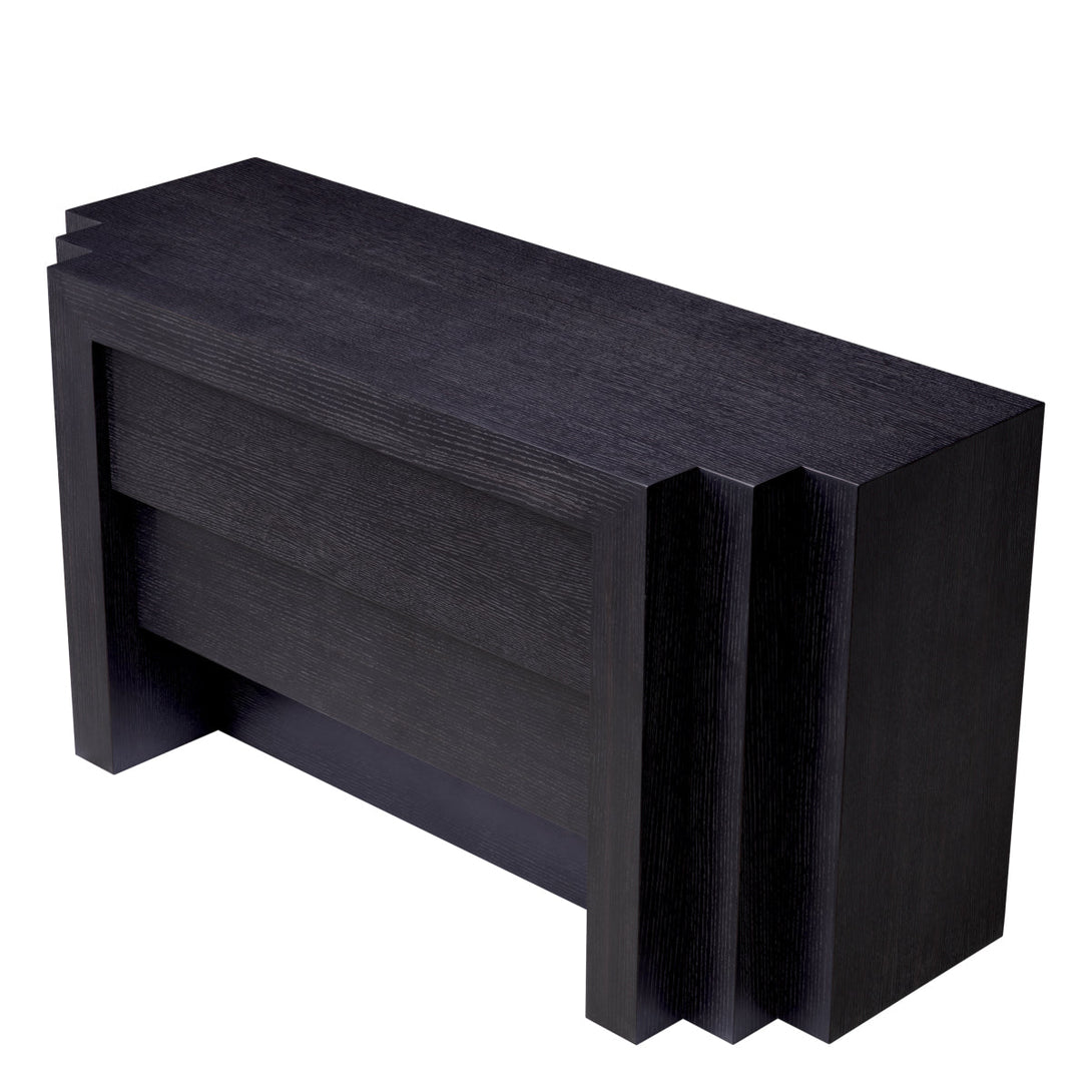 Dresser Metropolitan Charcoal Grey Oak Veneer Furniture Eichholtz
