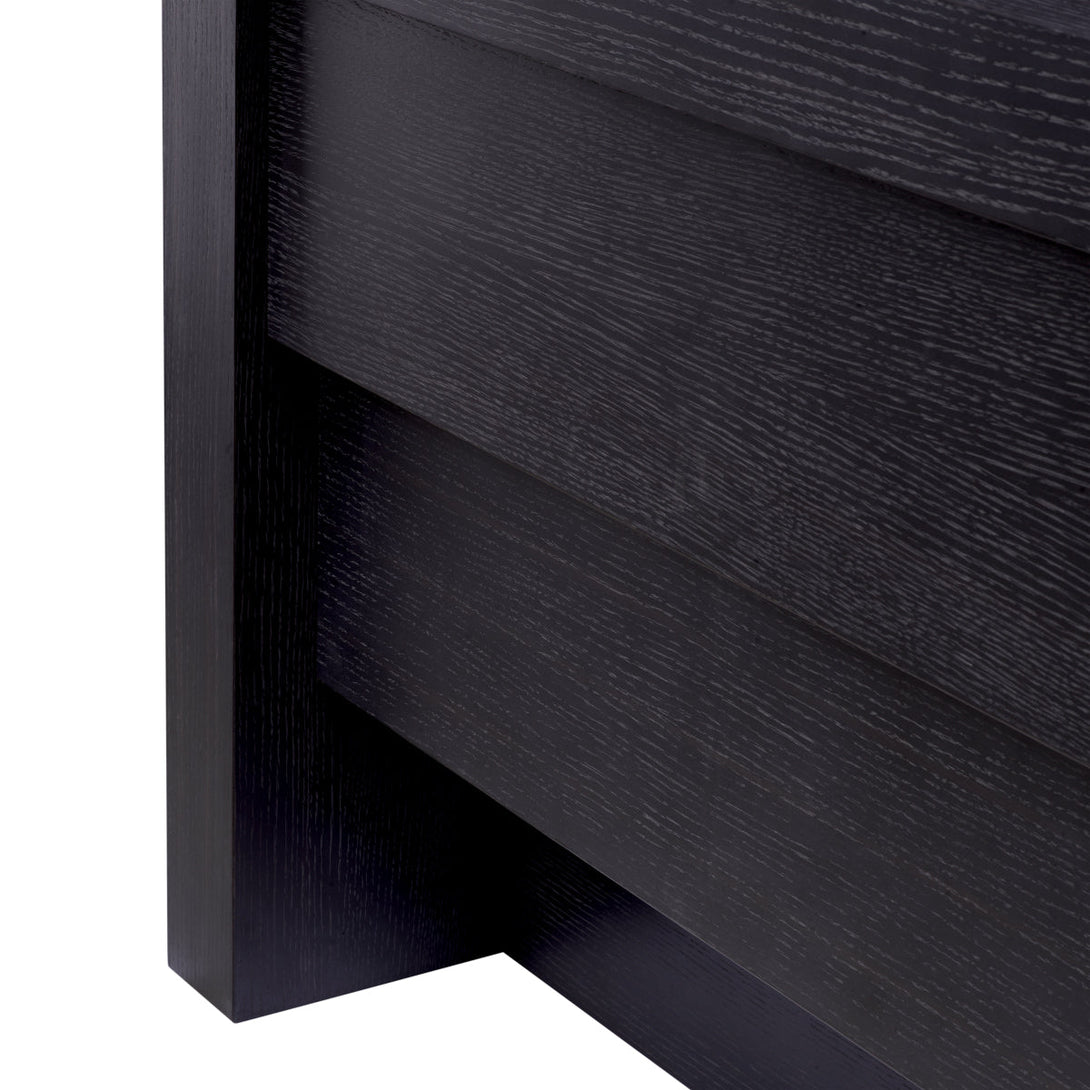 Dresser Metropolitan Charcoal Grey Oak Veneer Furniture Eichholtz