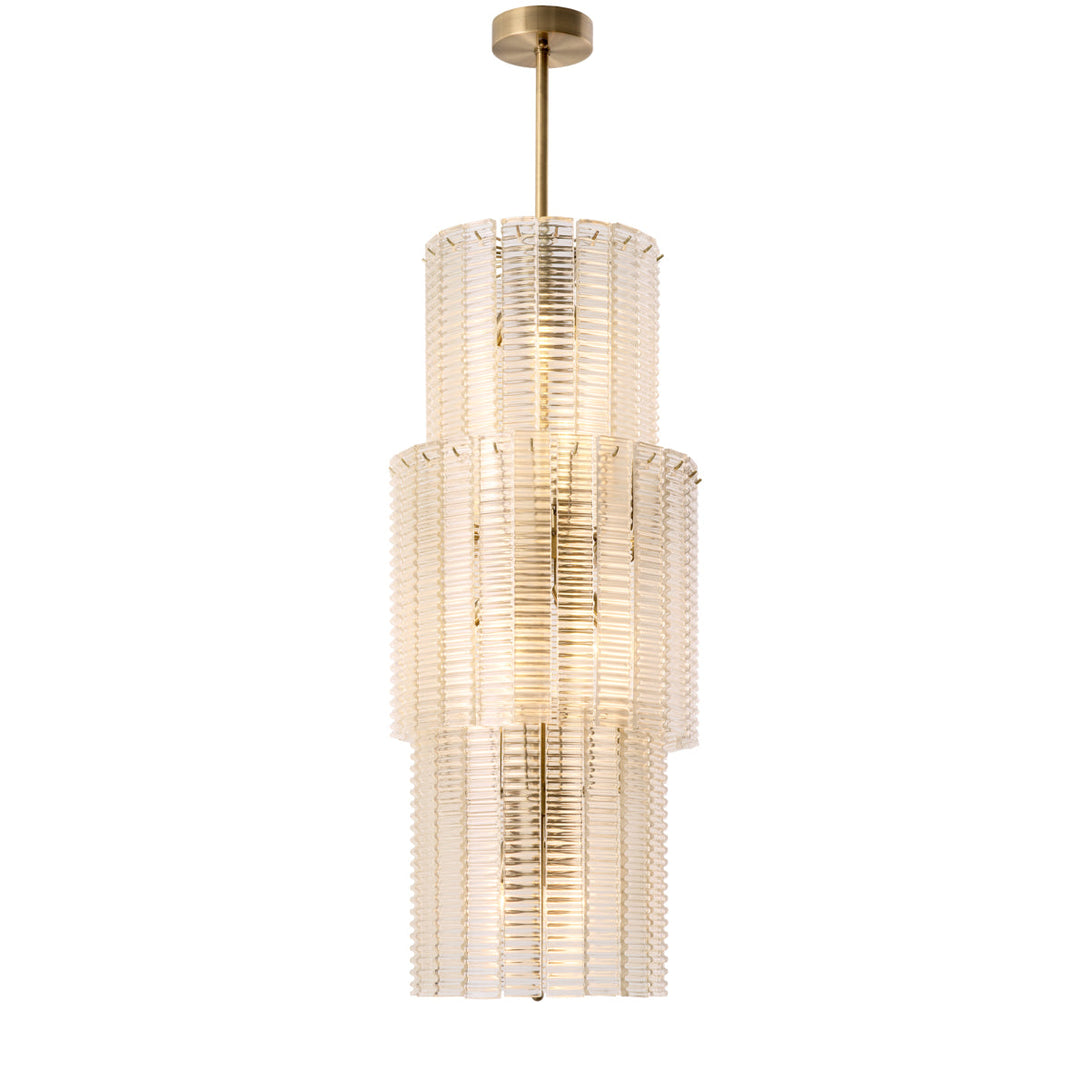 Chandelier Imperial Brushed Brass Finish Lighting Eichholtz