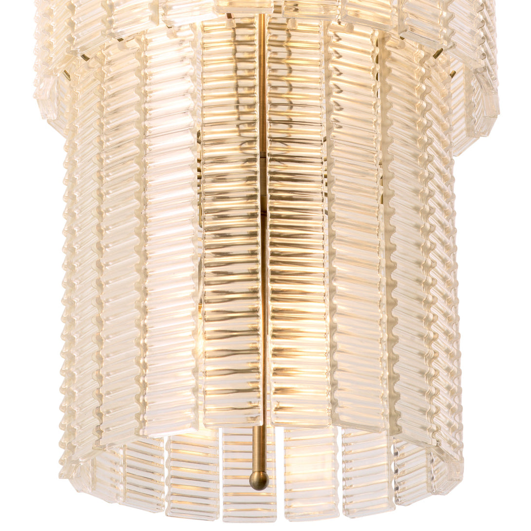 Chandelier Imperial Brushed Brass Finish Lighting Eichholtz