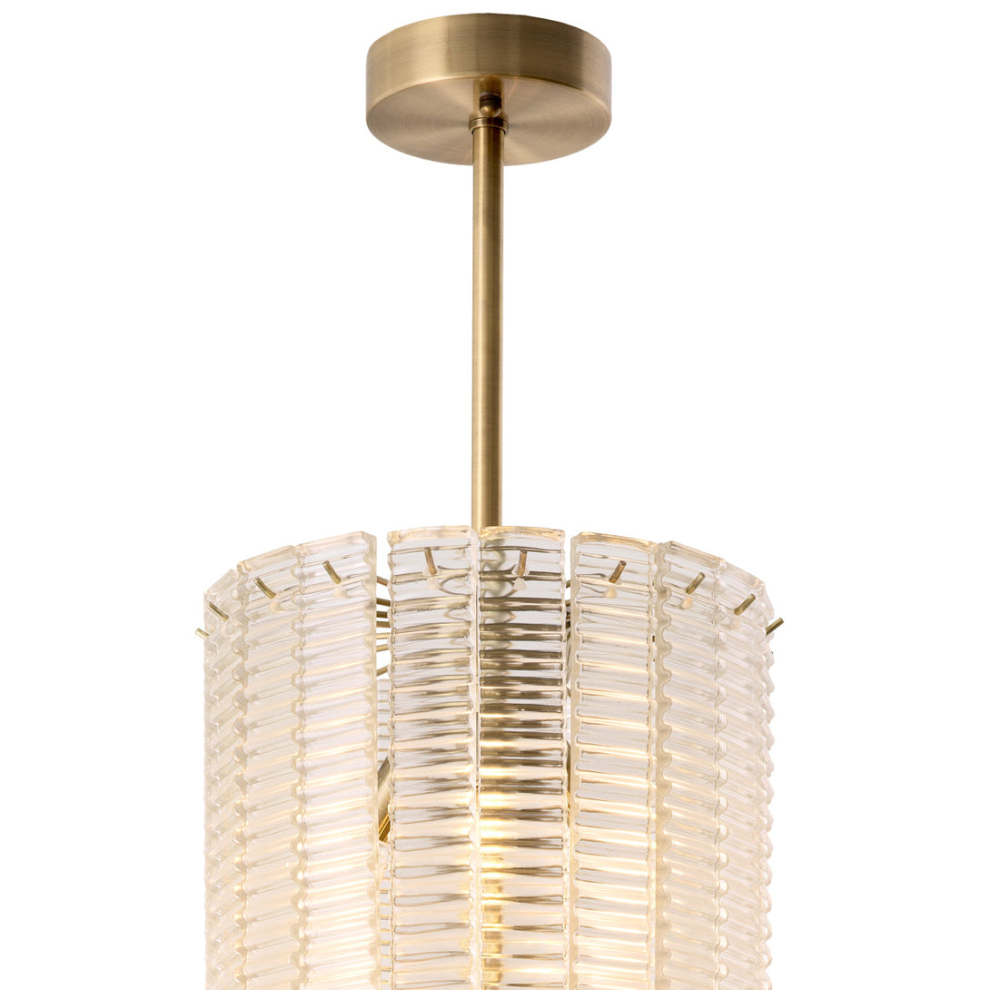 Chandelier Imperial Brushed Brass Finish Lighting Eichholtz