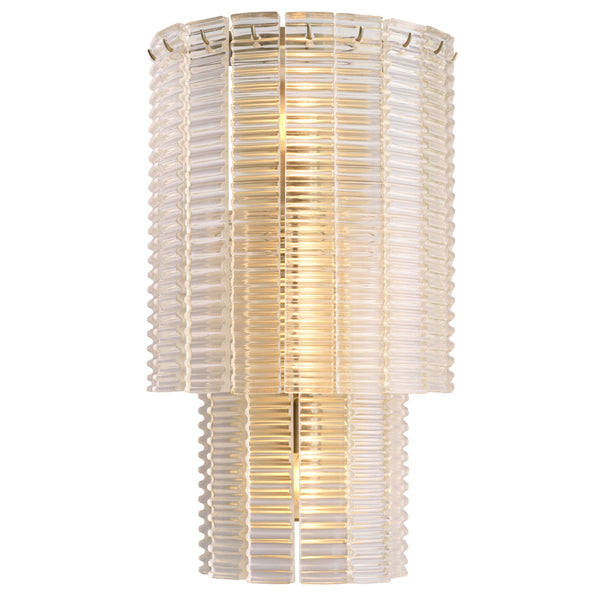 Wall Lamp Imperial Brushed Brass Clear Glass Lighting Eichholtz