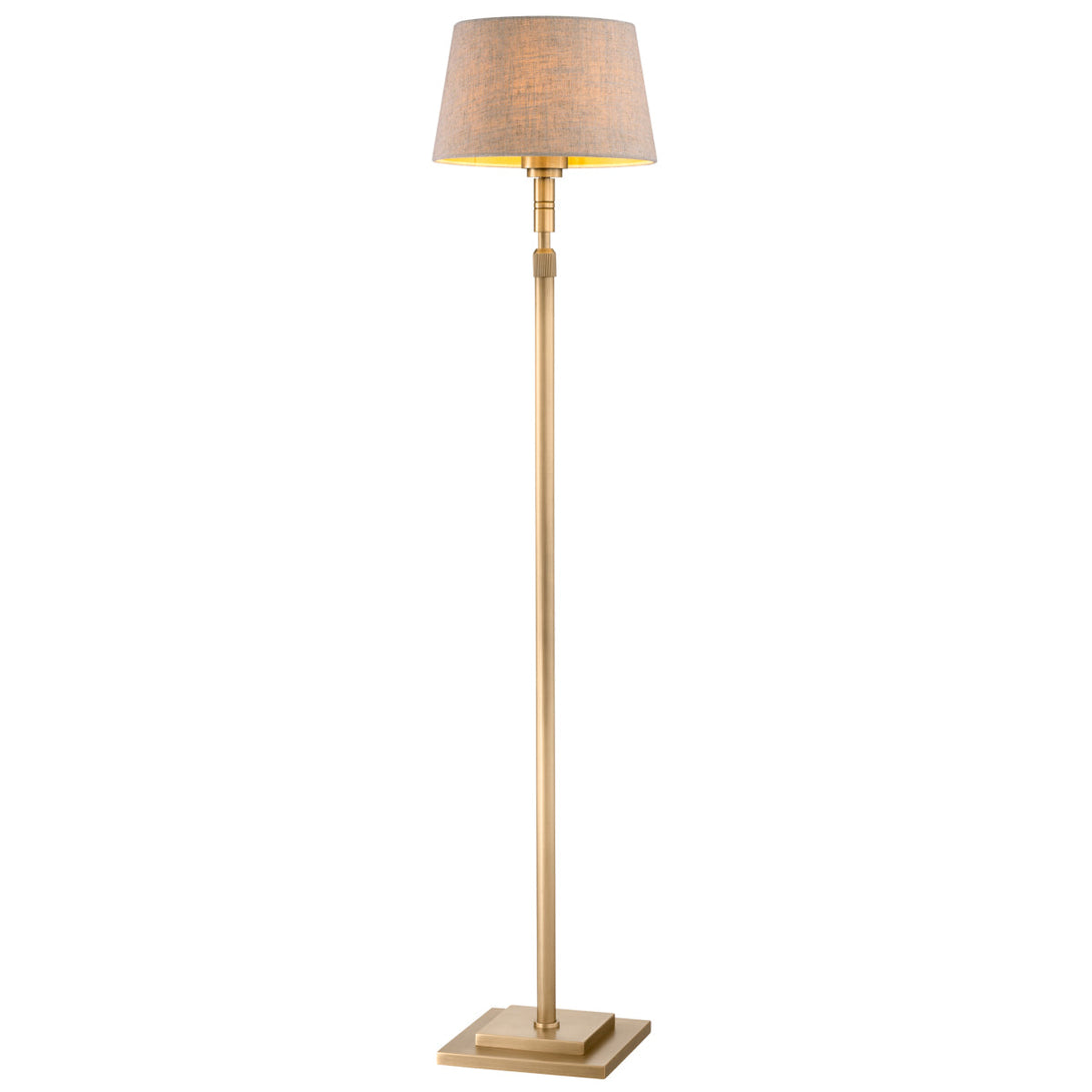 Floor Lamp Tryon Brushed Brass Finish Lighting Eichholtz