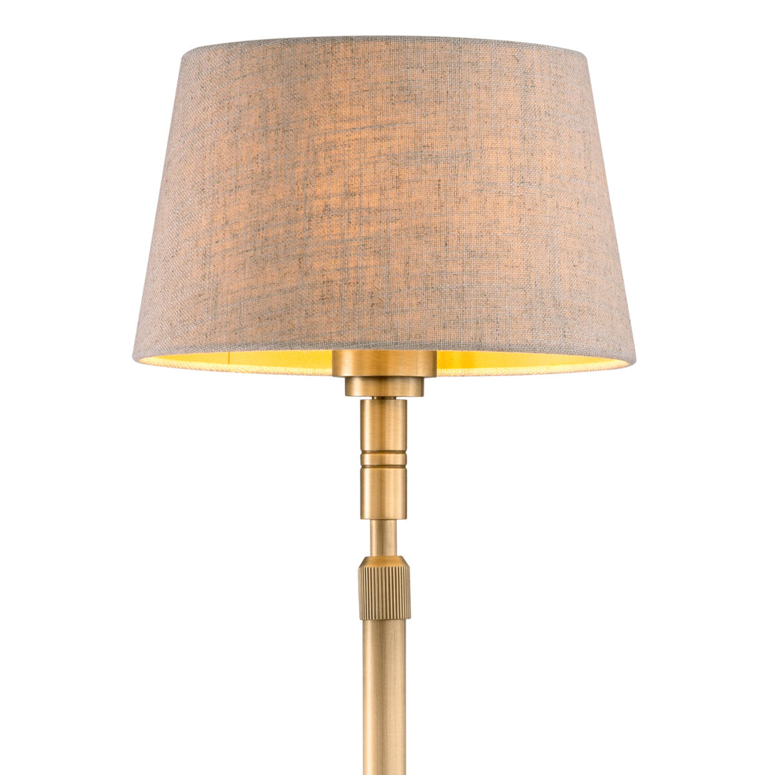 Floor Lamp Tryon Brushed Brass Finish Lighting Eichholtz