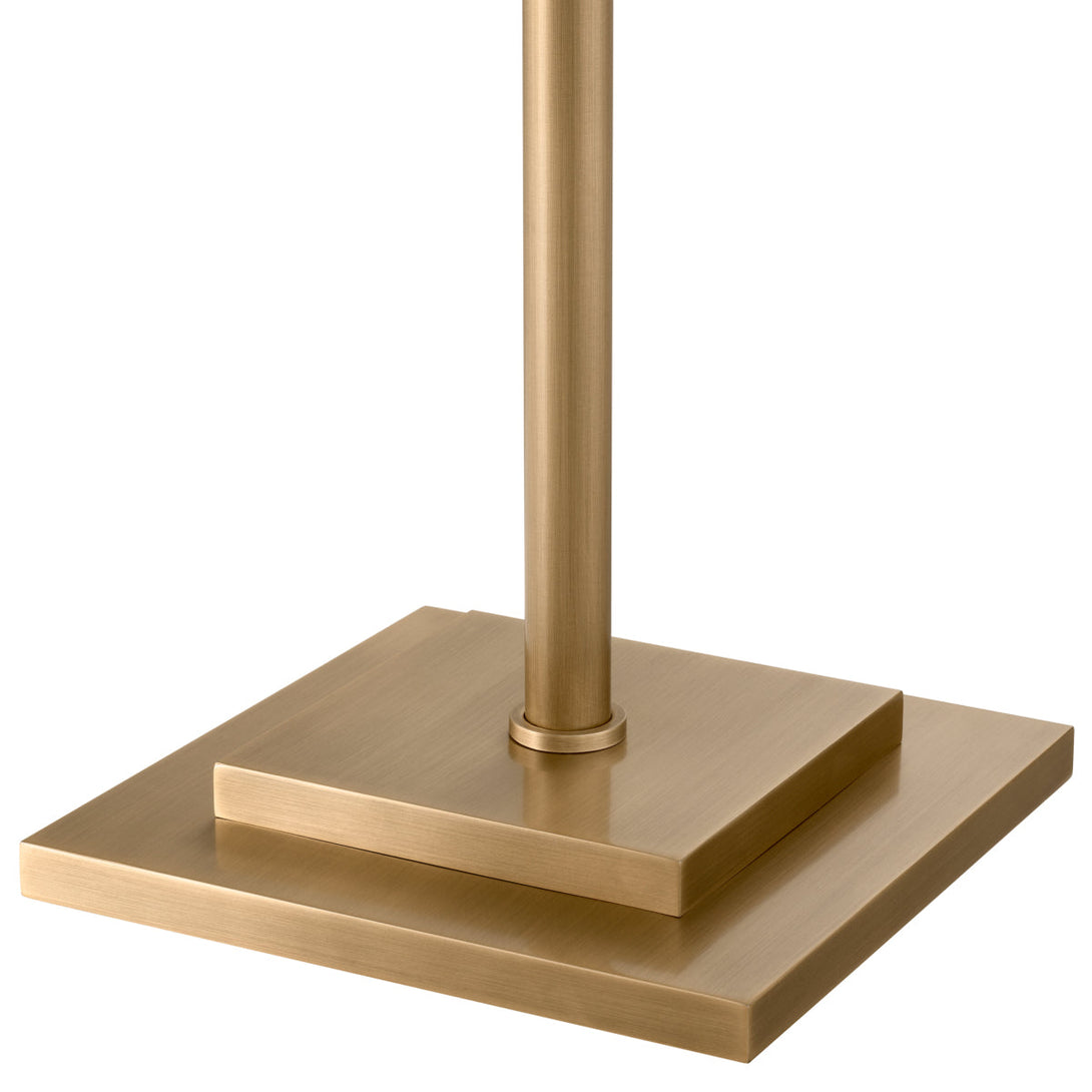 Floor Lamp Corbin Brushed Brass Finish Lighting Eichholtz