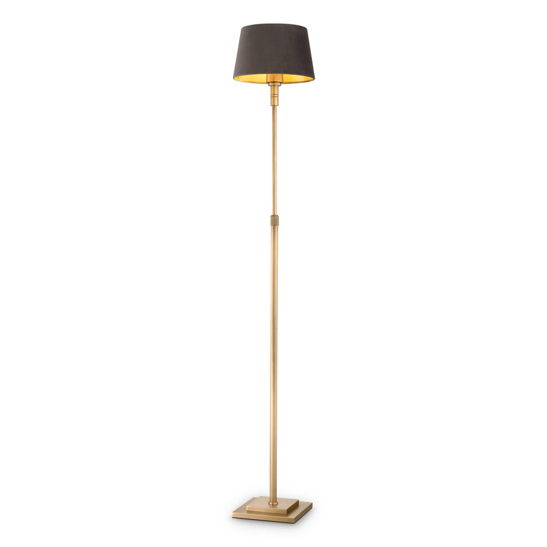 Floor Lamp Tryon Brushed Brass Finish Lighting Eichholtz