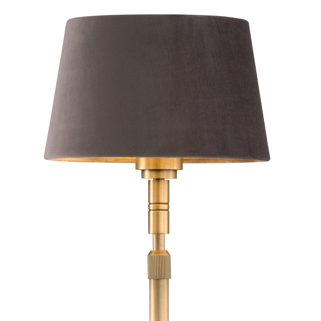 Floor Lamp Tryon Brushed Brass Finish Lighting Eichholtz