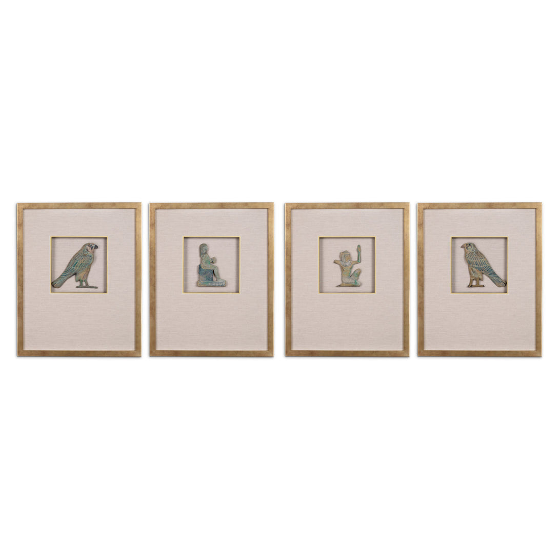Wall Art Inlay Hermopolis set of 4 Accessories Eichholtz