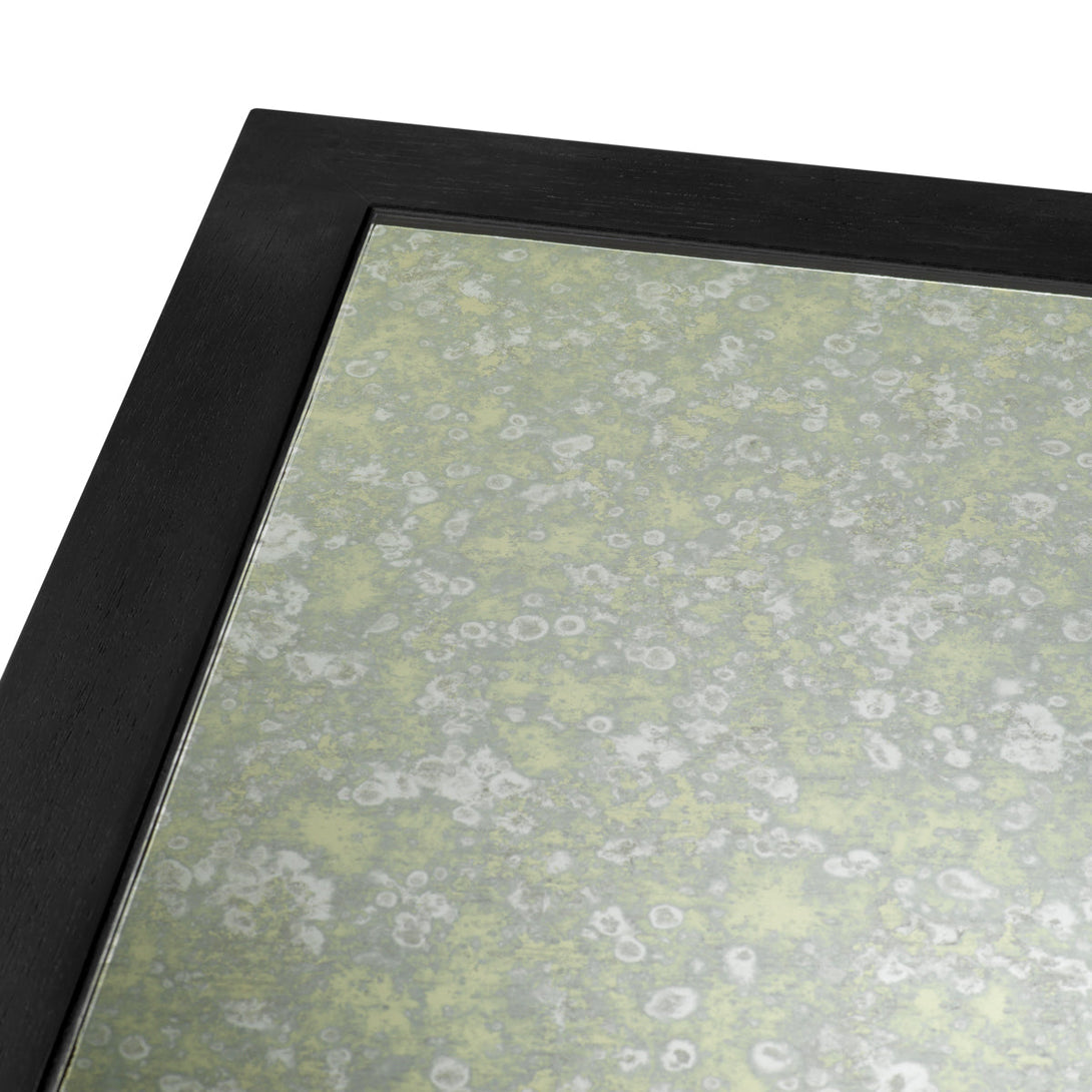 Coffee Table Metropolitan Black Open Grain Veneer Furniture Eichholtz