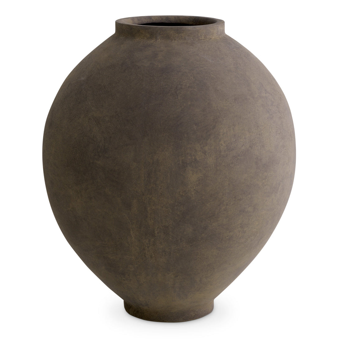 Vase Moon Jar Taupe Finish Accessories Eichholtz