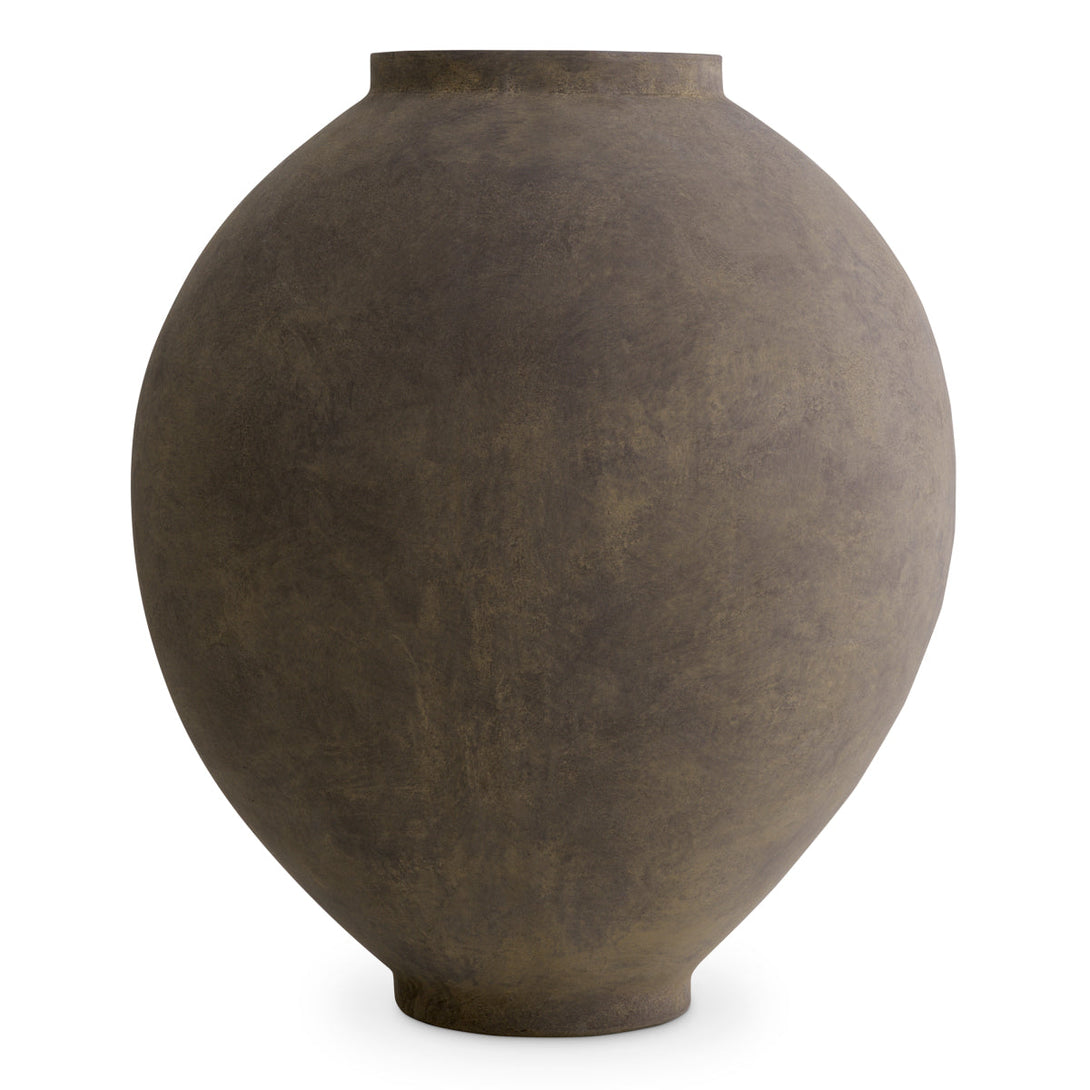 Vase Moon Jar Taupe Finish Accessories Eichholtz