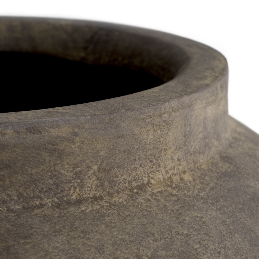 Vase Moon Jar Taupe Finish Accessories Eichholtz