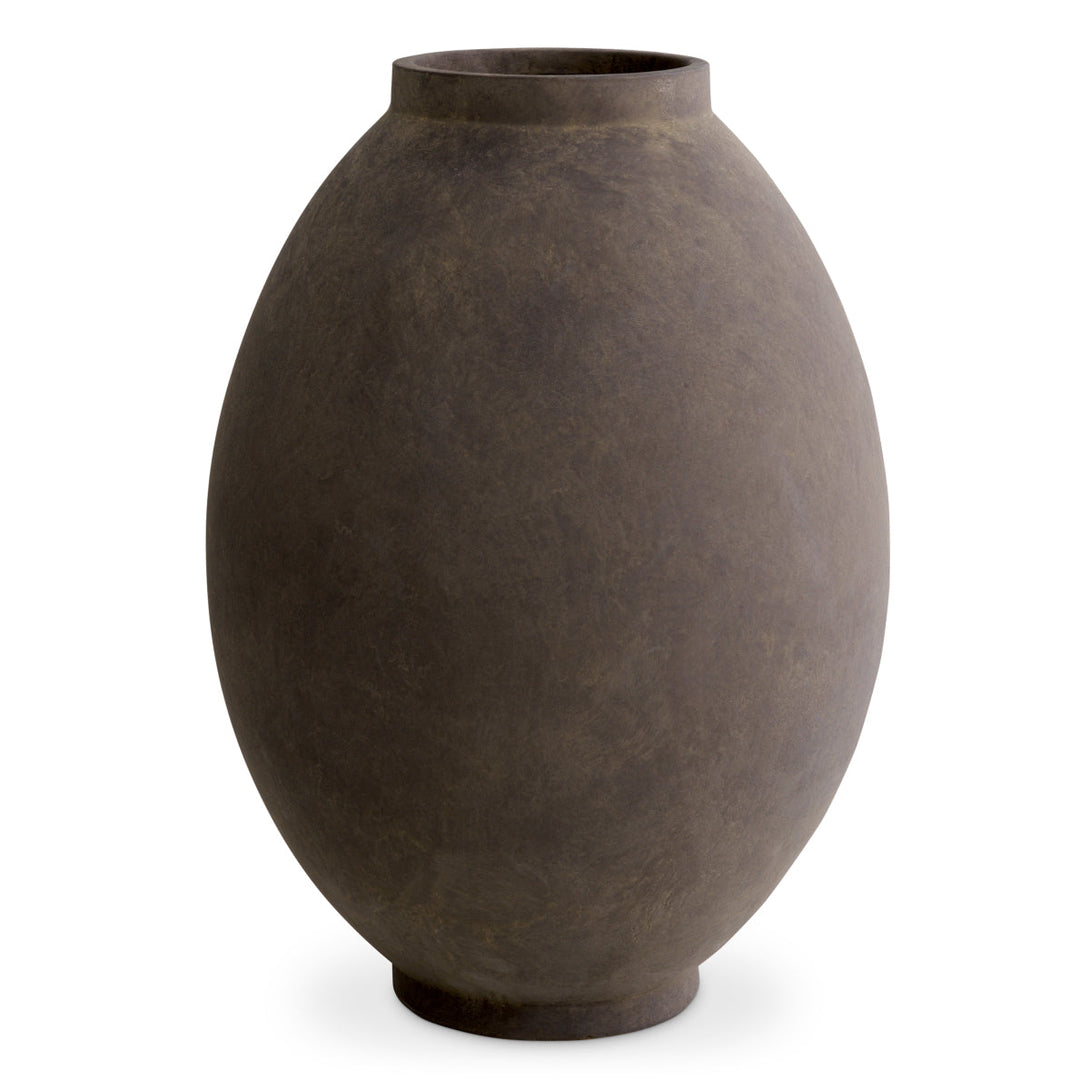 Vase Moon Jar Taupe Finish Accessories Eichholtz