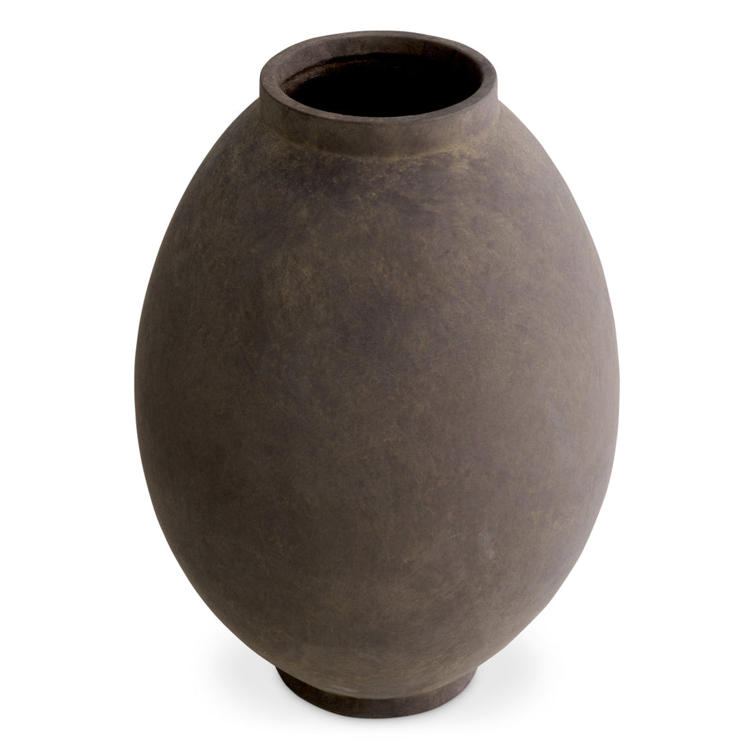 Vase Moon Jar Taupe Finish Accessories Eichholtz