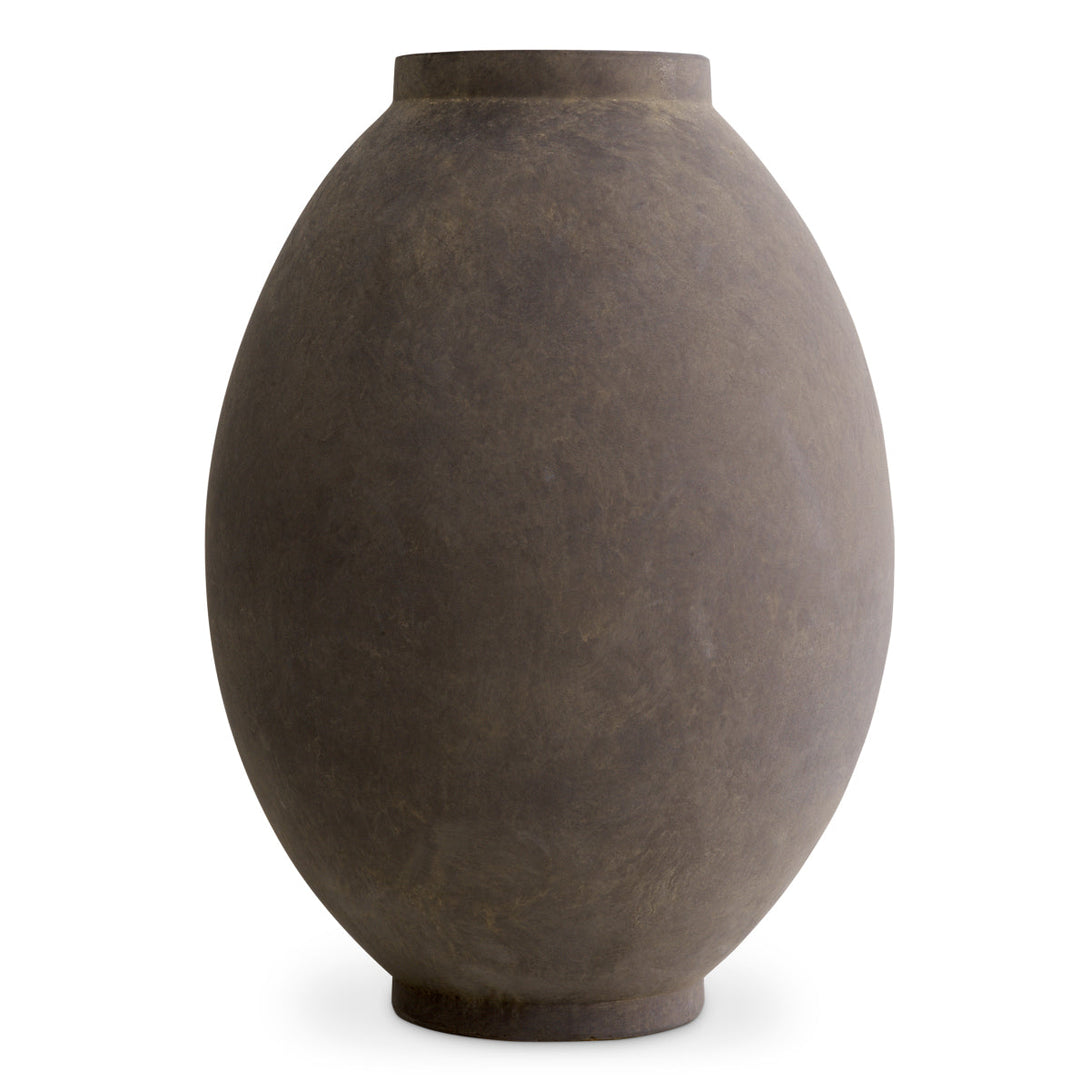 Vase Moon Jar Taupe Finish Accessories Eichholtz