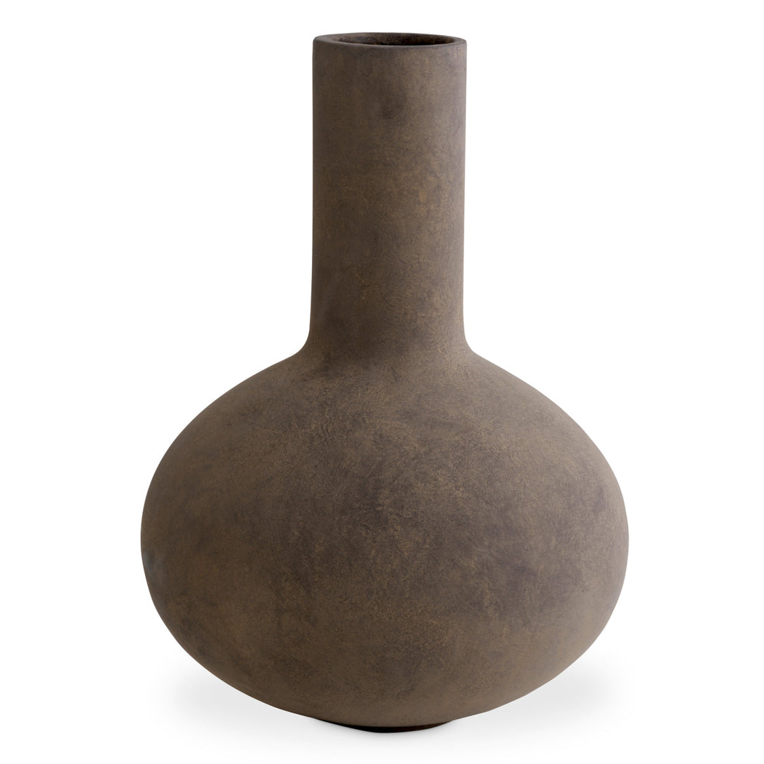 Vase Moon Jar Taupe Finish Accessories Eichholtz