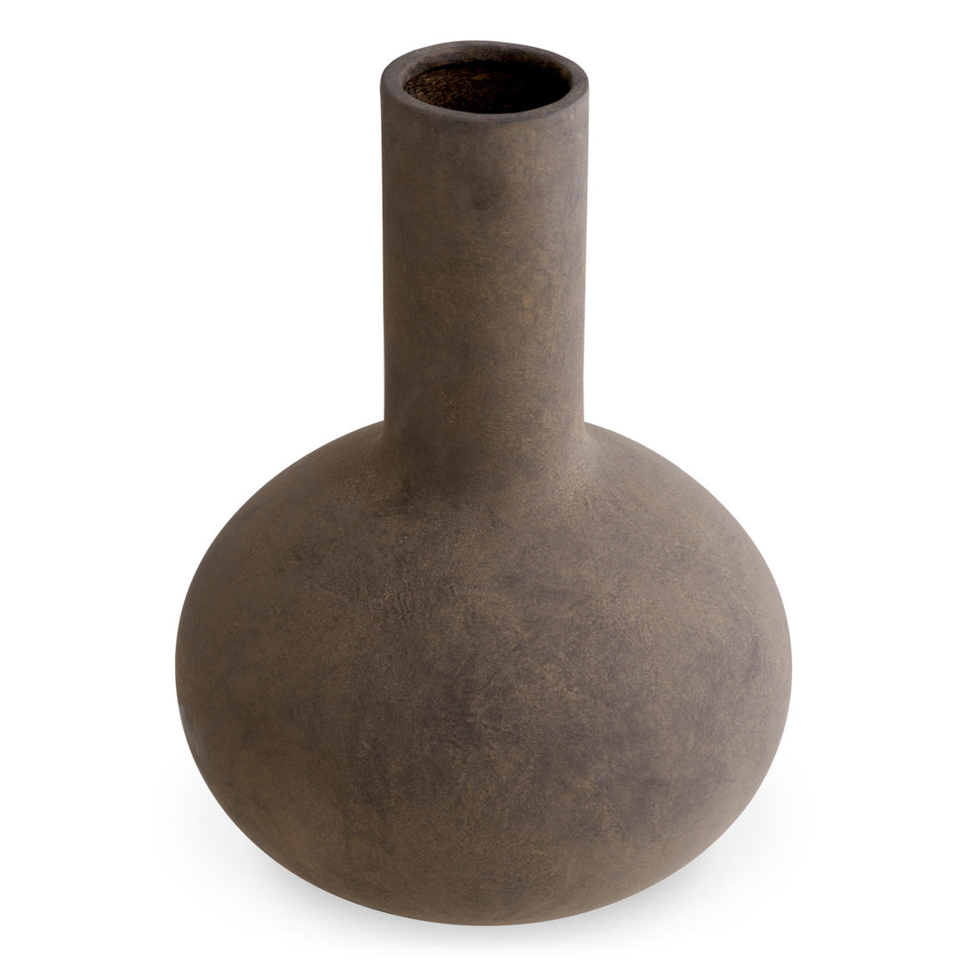 Vase Moon Jar Taupe Finish Accessories Eichholtz