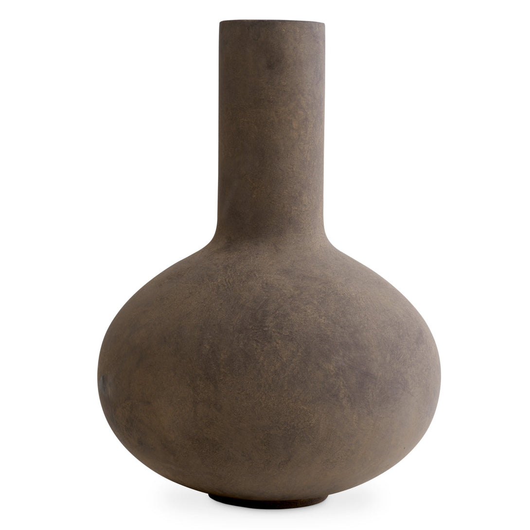 Vase Moon Jar Taupe Finish Accessories Eichholtz