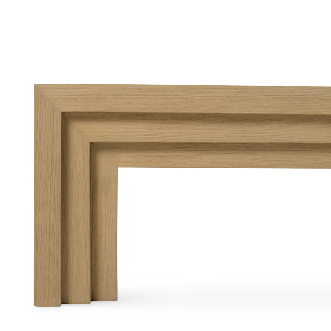 Coffee Table Metropolitan Natural Oak Open Grain Veneer Furniture Eichholtz