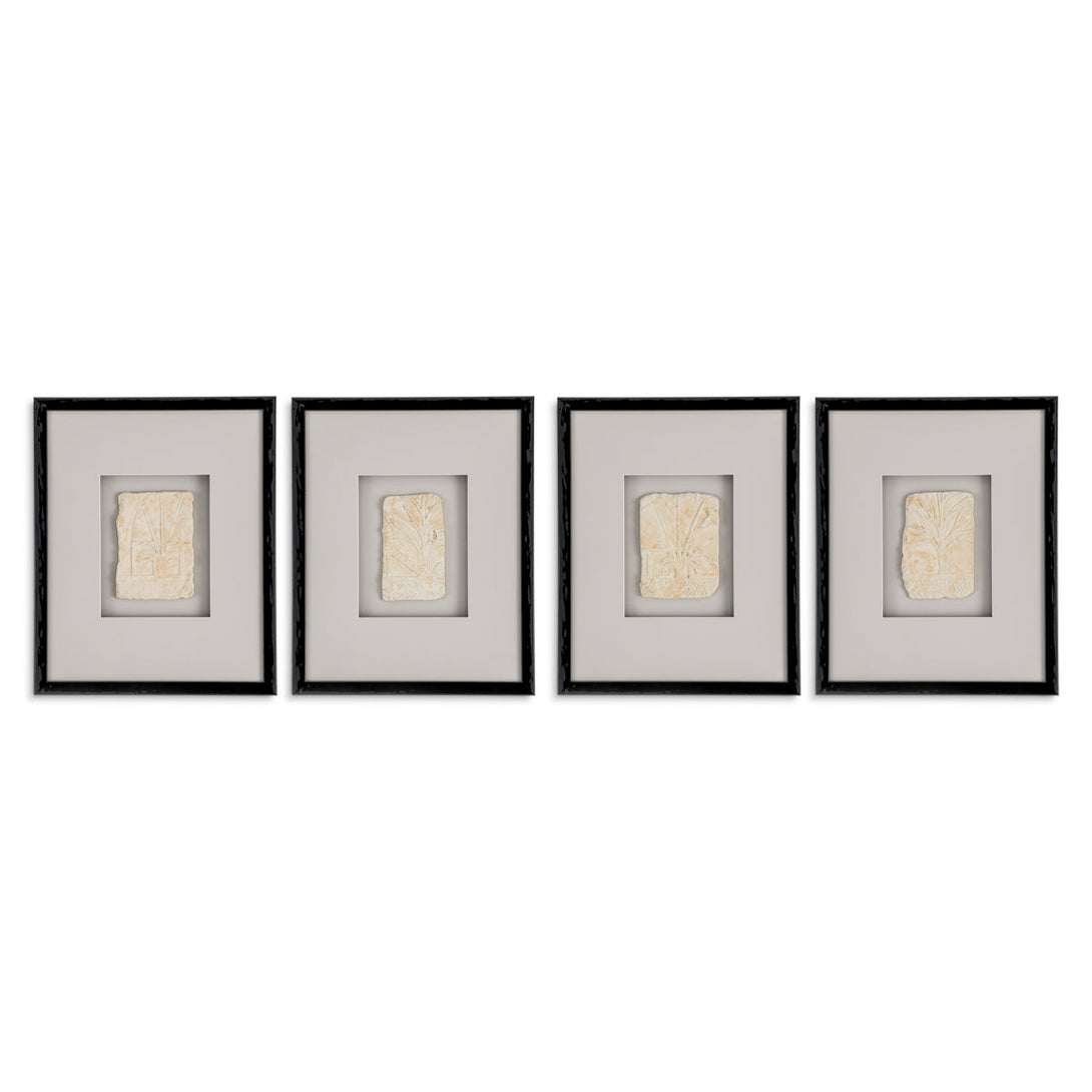 Wall Art Inlay Hatshepsut set of 4 Accessories Eichholtz