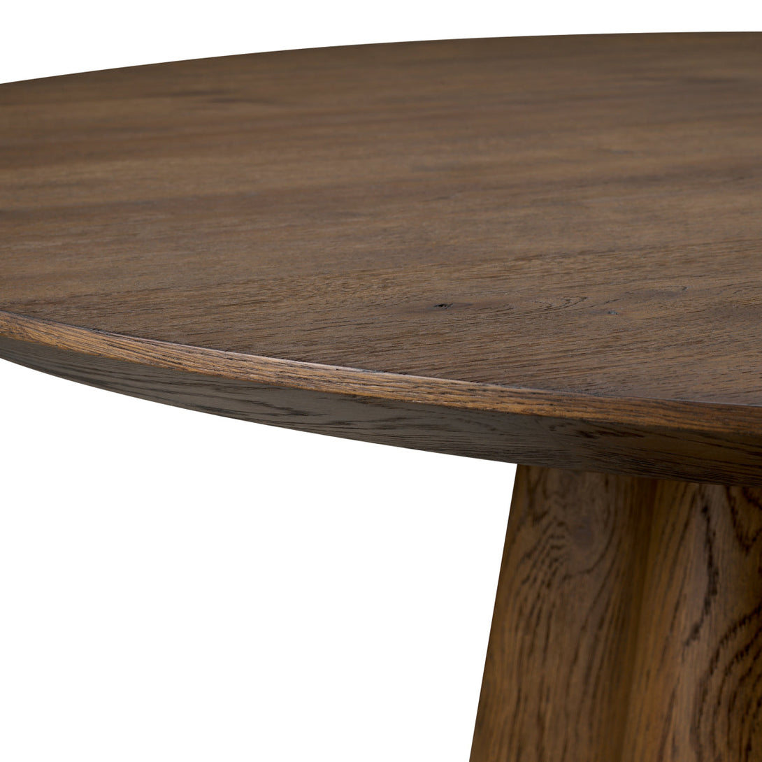 Dining Table Papyrus Dark Brown Oak Veneer Furniture Eichholtz