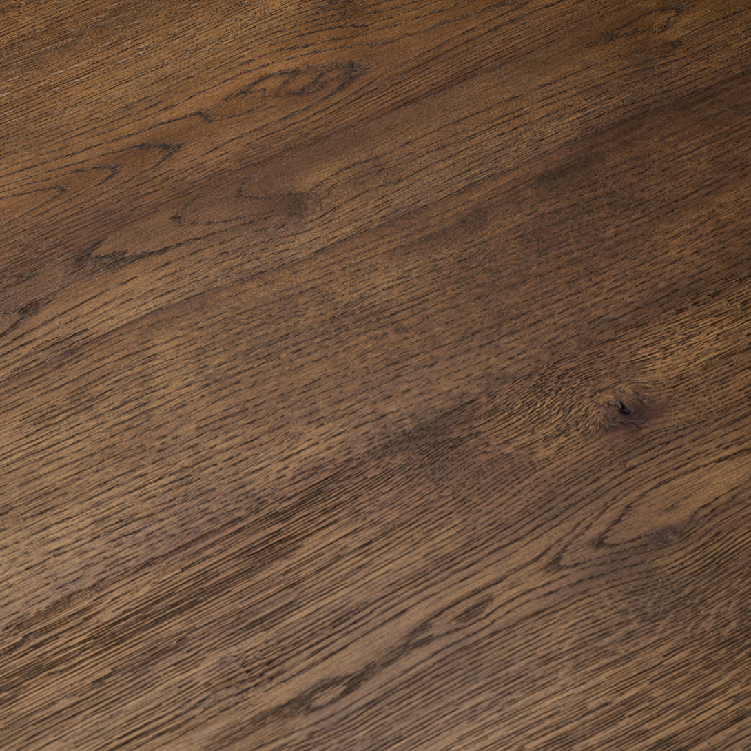 Dining Table Papyrus Dark Brown Oak Veneer Furniture Eichholtz