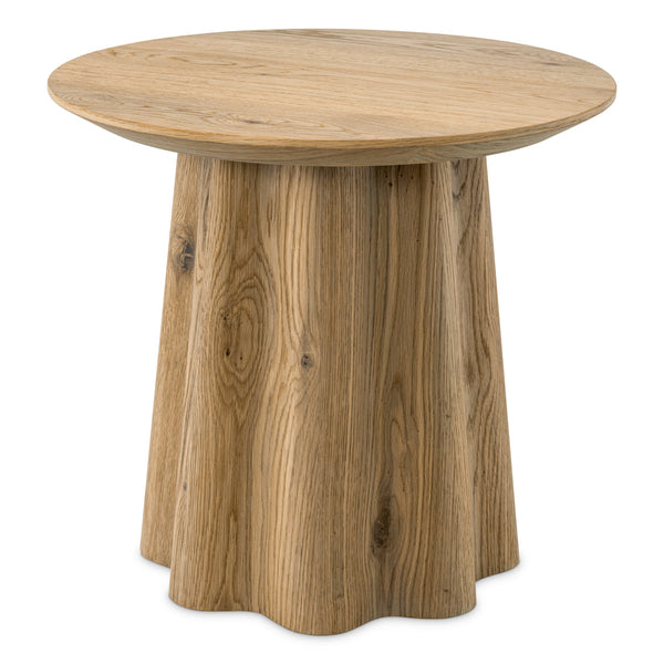Side Table Papyrus Warm Oak Veneer Furniture Eichholtz