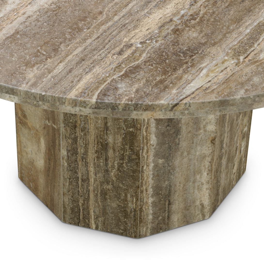 Dining Table Florence Silver Travertine Furniture Eichholtz