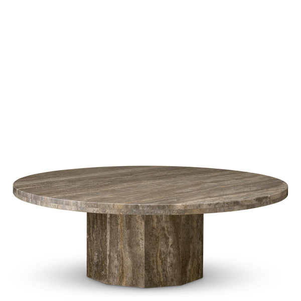 Coffee Table Florence Silver Travertine Furniture Eichholtz