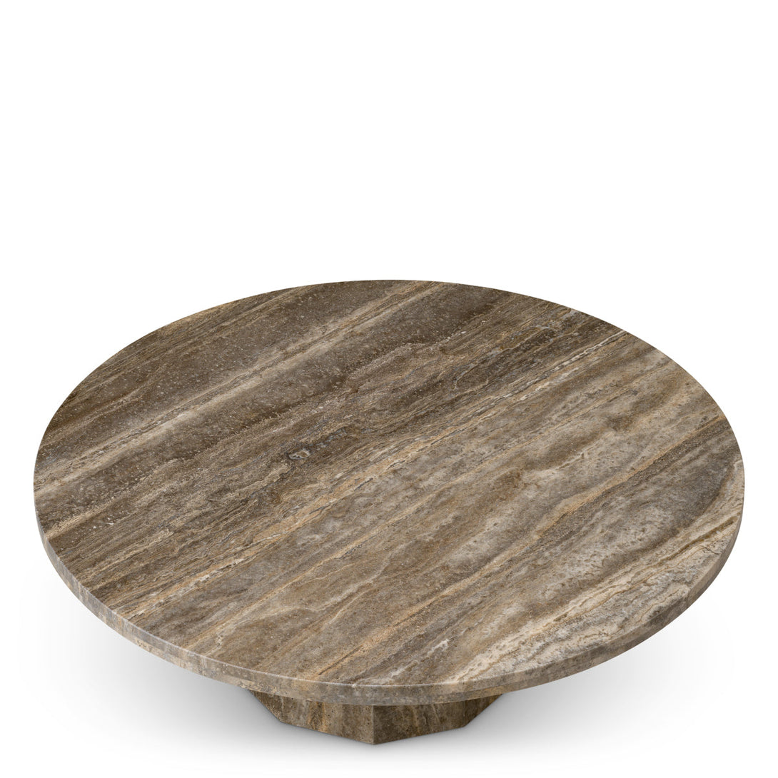Coffee Table Florence Silver Travertine Furniture Eichholtz
