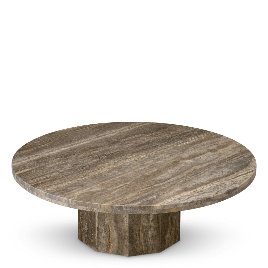 Coffee Table Florence Silver Travertine Furniture Eichholtz