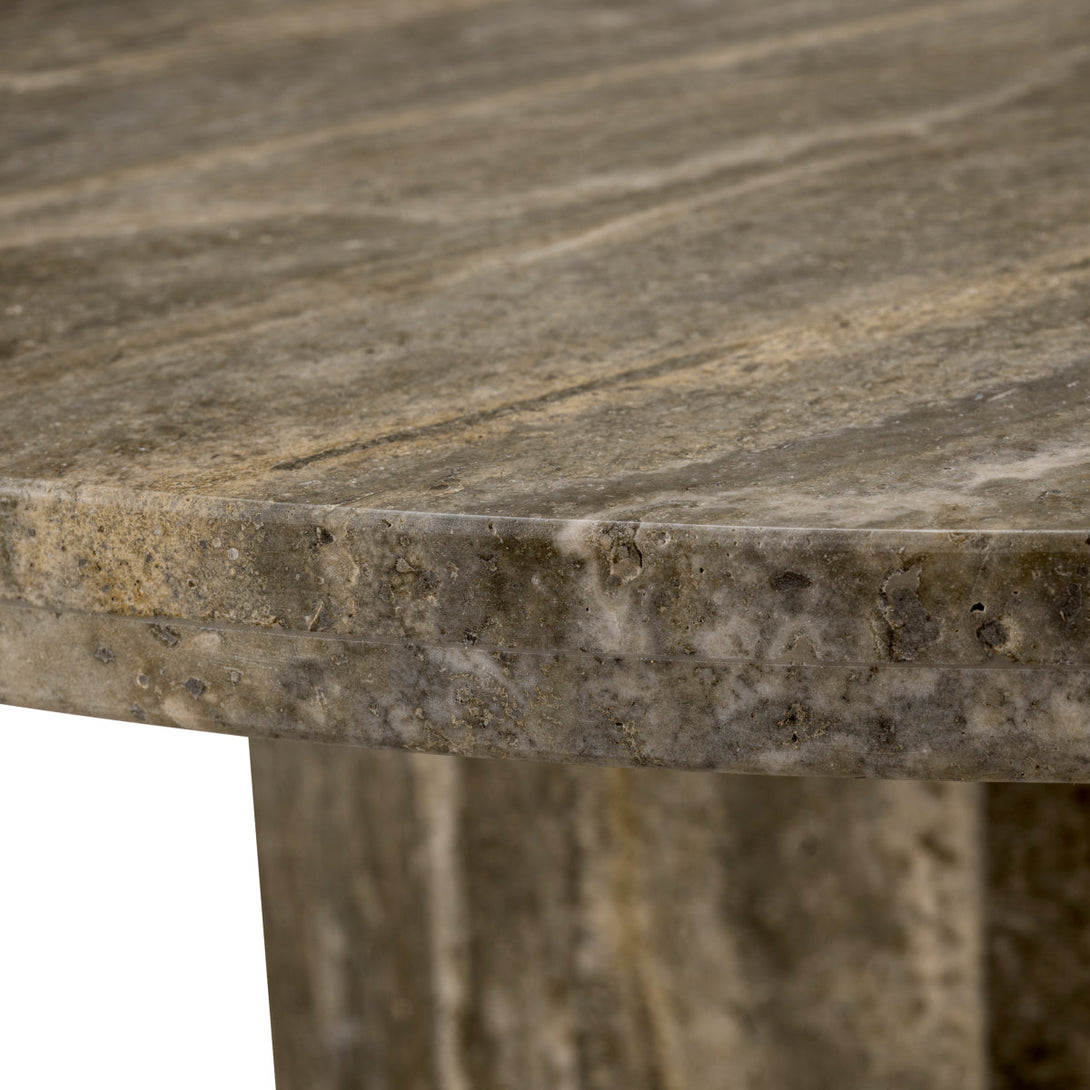 Coffee Table Florence Silver Travertine Furniture Eichholtz