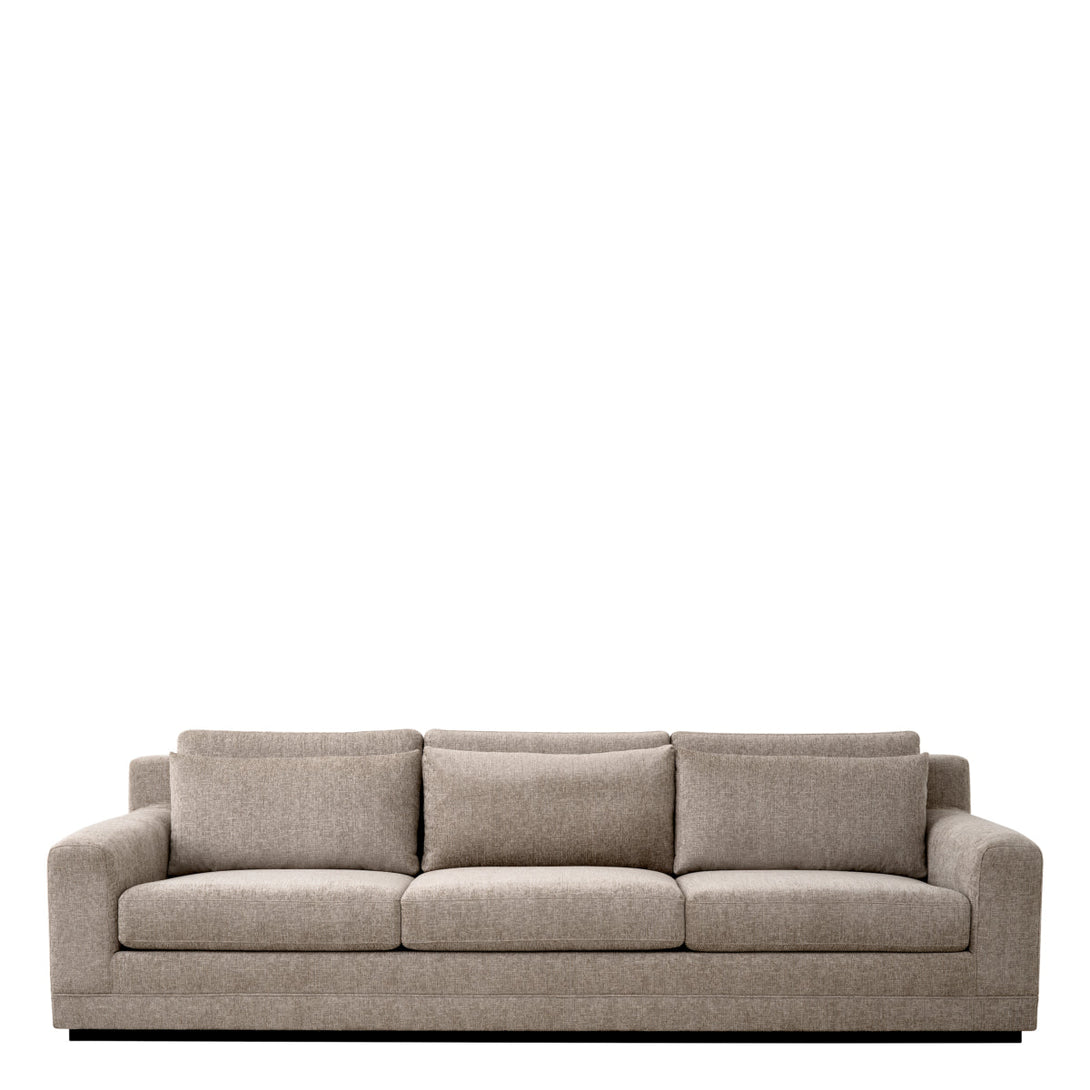Sofa Manhattan Hunt Chenille Taupe Furniture Eichholtz
